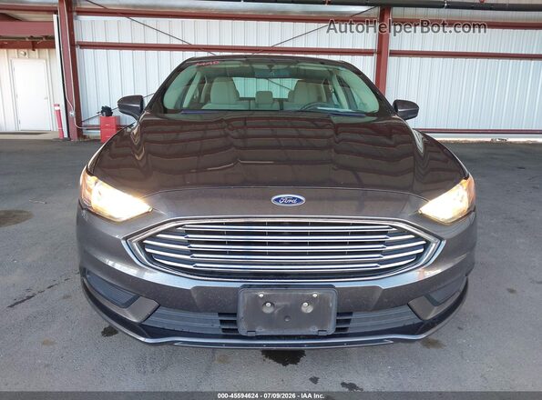 3FA6P0UU0JR235735 2018 FORD FUSION HYBRID Gray Դիմացի տեսք