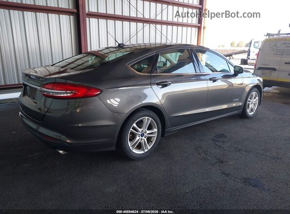 3FA6P0UU0JR235735 2018 FORD FUSION HYBRID Gray Հետևի աջ