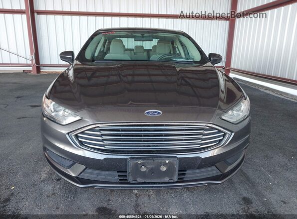 3FA6P0UU0JR235735 2018 FORD FUSION HYBRID Gray Սալոնի հետևի տեսք