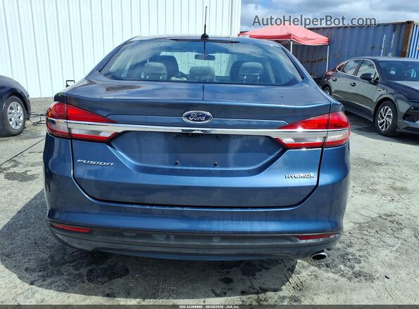 3FA6P0UU0JR235914 2018 FORD FUSION HYBRID Blue 