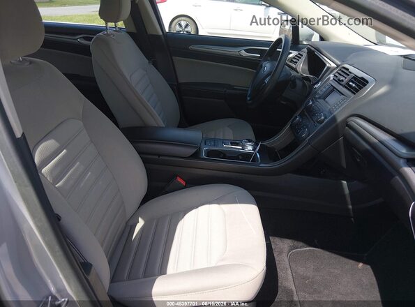 3FA6P0UU0JR235928 2018 FORD FUSION HYBRID Silver Vista interior delantera