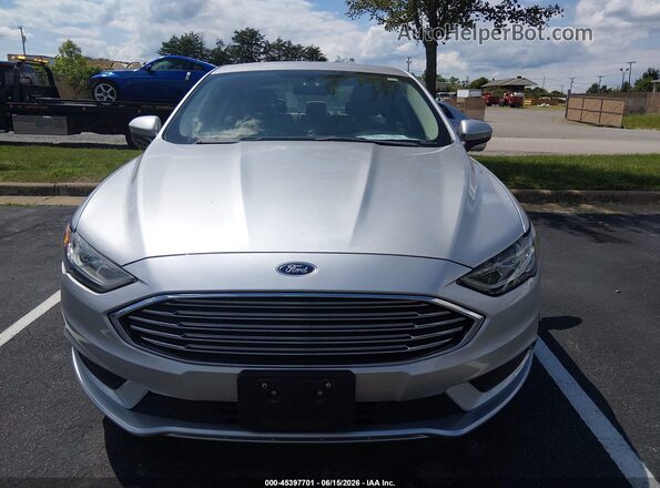 3FA6P0UU0JR235928 2018 FORD FUSION HYBRID Silver 