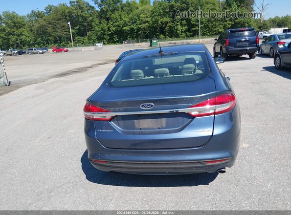 3FA6P0UU0JR258092 2018 FORD FUSION HYBRID Blue 