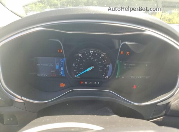 3FA6P0UU1GR322634 2016 FORD FUSION White Vista del cuadro de instrumentos