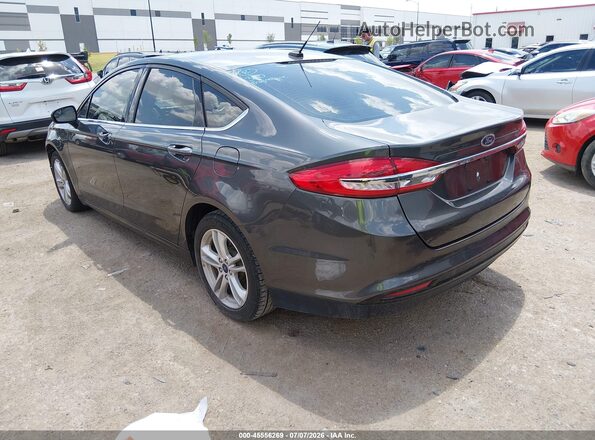 3FA6P0UU1JR142254 2018 FORD FUSION HYBRID Серый Задняя левая четверть