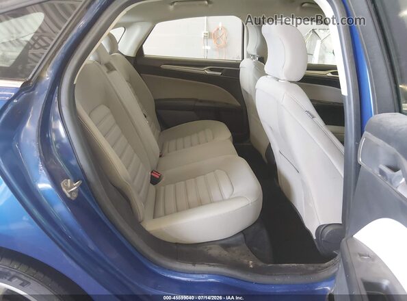 3FA6P0UU1JR235856 2018 FORD FUSION HYBRID Blue Вид наклейки з VIN-кодом