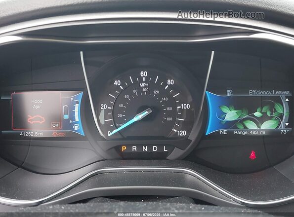 3FA6P0UU1JR243536 2018 FORD FUSION HYBRID White Widok tylnych siedzeń