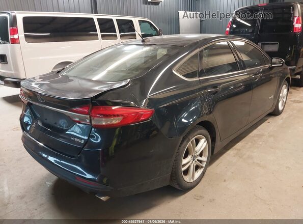 3FA6P0UU1JR254309 2018 FORD FUSION HYBRID Black Հետևի աջ
