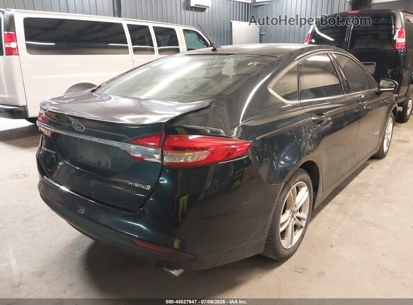 3FA6P0UU1JR254309 2018 FORD FUSION HYBRID Black Դիմացի տեսք