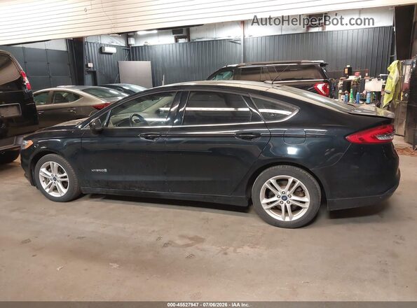 3FA6P0UU1JR254309 2018 FORD FUSION HYBRID Black 