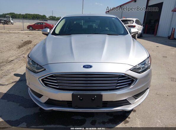 3FA6P0UU1JR254388 2018 FORD FUSION HYBRID Silver Instrument cluster view