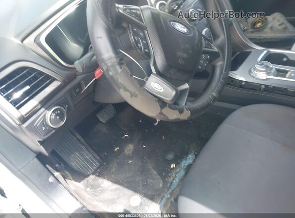 3FA6P0UU2HR397487 2017 FORD FUSION HYBRID White Вид панелі приладів