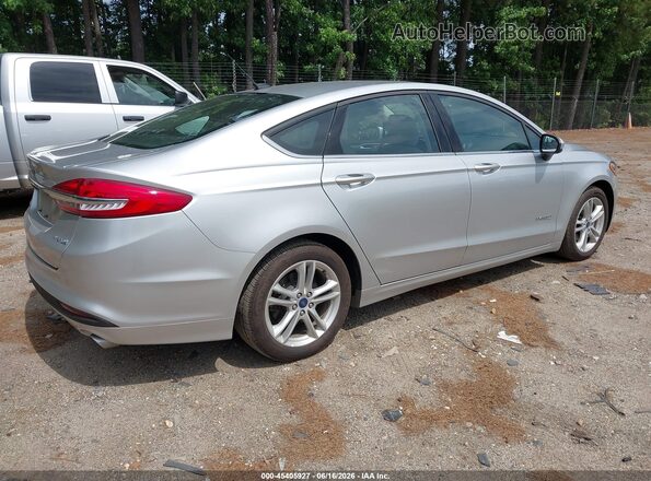 3FA6P0UU2JR100109 2018 FORD FUSION HYBRID Silver Հետևի աջ