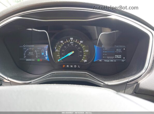 3FA6P0UU2JR100109 2018 FORD FUSION HYBRID Silver Հետևի նստատեղերի տեսք