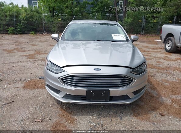 3FA6P0UU2JR100109 2018 FORD FUSION HYBRID Silver Դիմացի տեսք