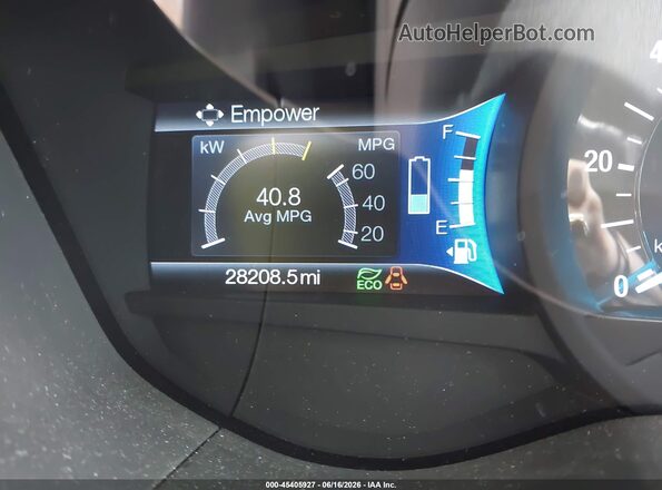 3FA6P0UU2JR100109 2018 FORD FUSION HYBRID Silver 