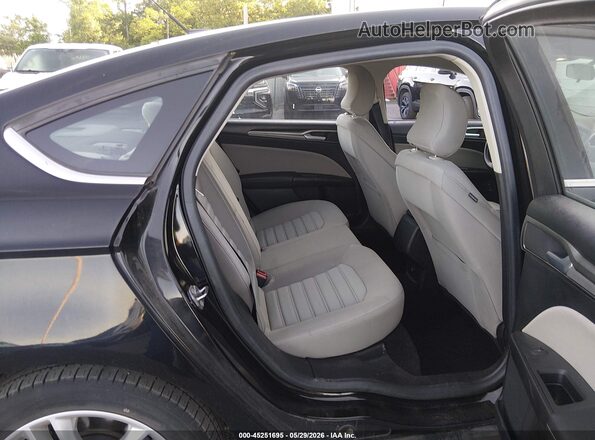 3FA6P0UU2JR198395 2018 FORD FUSION HYBRID Black Vista de la etiqueta del VIN