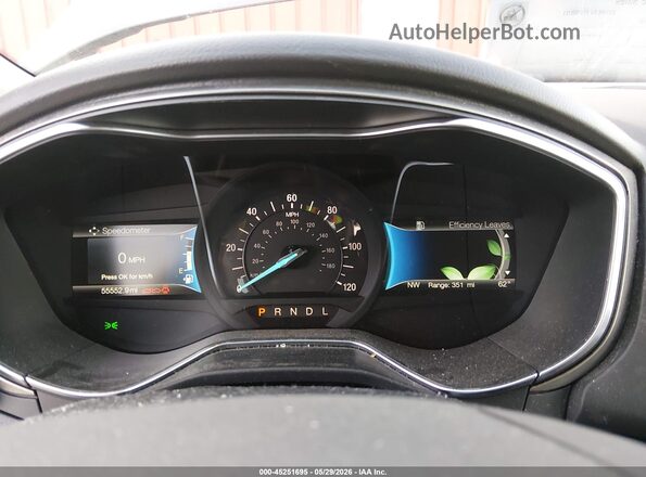 3FA6P0UU2JR198395 2018 FORD FUSION HYBRID Black Vista de los asientos traseros
