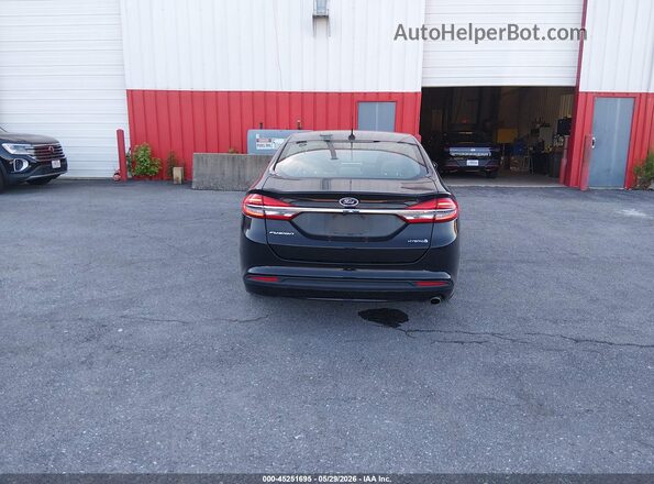 3FA6P0UU2JR198395 2018 FORD FUSION HYBRID Black 