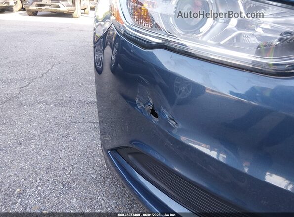 3FA6P0UU2JR212733 2018 FORD FUSION HYBRID Blue Vista del cuadro de instrumentos