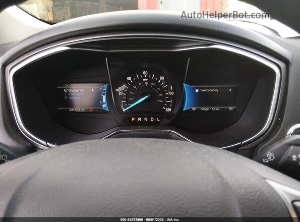 3FA6P0UU2JR212733 2018 FORD FUSION HYBRID Blue Vista de los asientos traseros