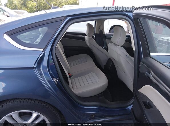 3FA6P0UU2JR212733 2018 FORD FUSION HYBRID Blue Vista de la etiqueta del VIN