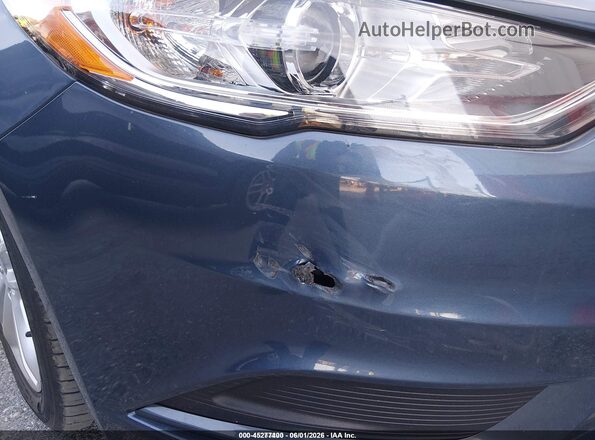 3FA6P0UU2JR212733 2018 FORD FUSION HYBRID Blue Vista frontal