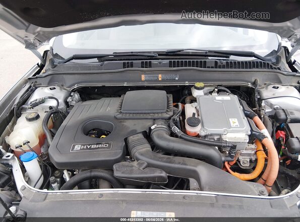 3FA6P0UU2JR212750 2018 FORD FUSION HYBRID Silver უკანა ხედი