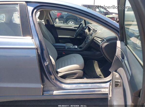 3FA6P0UU2JR235770 2018 FORD FUSION HYBRID Blue Widok wnętrza z przodu