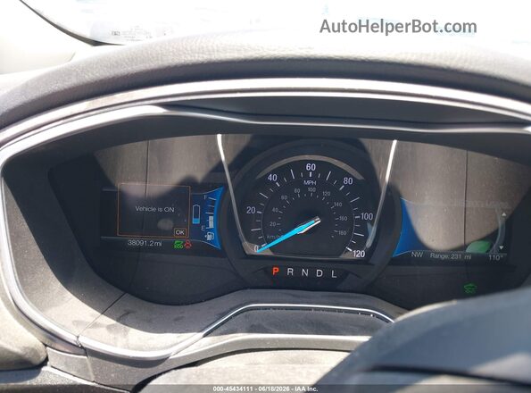 3FA6P0UU2JR235770 2018 FORD FUSION HYBRID Blue Widok tylnych siedzeń