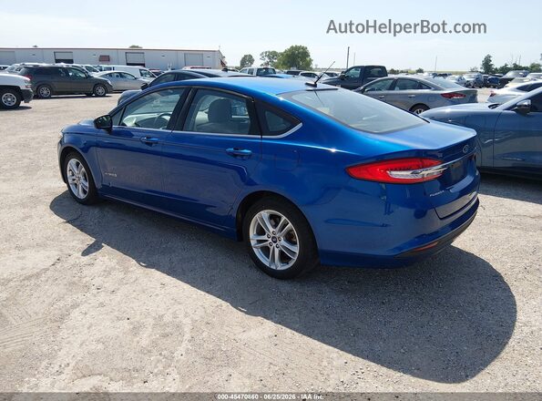 3FA6P0UU2JR235865 2018 FORD FUSION HYBRID  Tył lewy