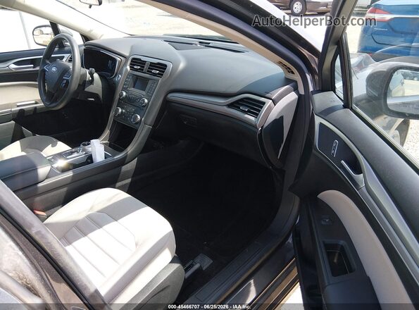 3FA6P0UU2JR243609 2018 FORD FUSION HYBRID Gray წინა სალონის ხედი