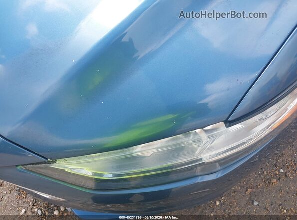 3FA6P0UU2JR273676 2018 FORD FUSION HYBRID Blue Instrument cluster view