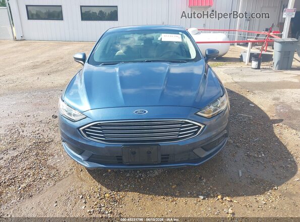 3FA6P0UU2JR273676 2018 FORD FUSION HYBRID Blue 