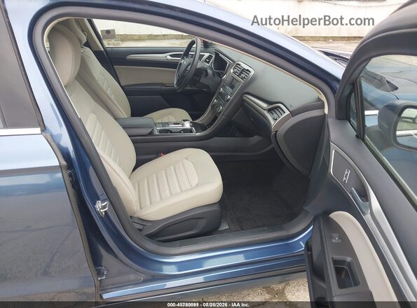 3FA6P0UU2JR278778 2018 FORD FUSION HYBRID Blue Սալոնի դիմացի տեսք