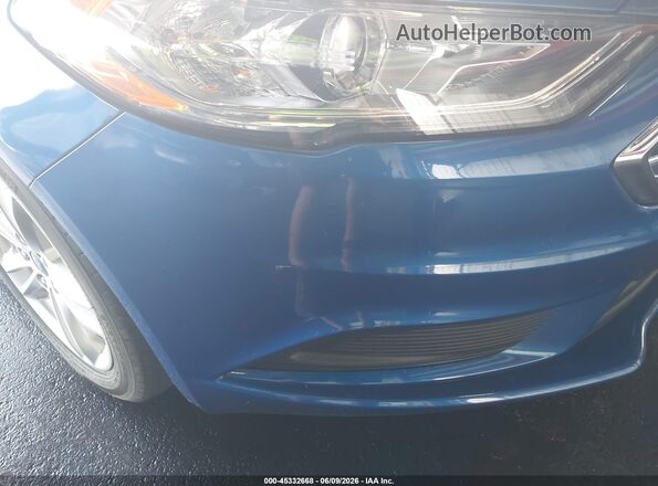 3FA6P0UU2JR281938 2018 FORD FUSION HYBRID Blue 360 interior view
