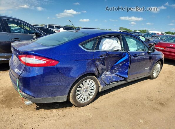 3FA6P0UU3GR352072 2016 FORD FUSION Blue Задня права чверть