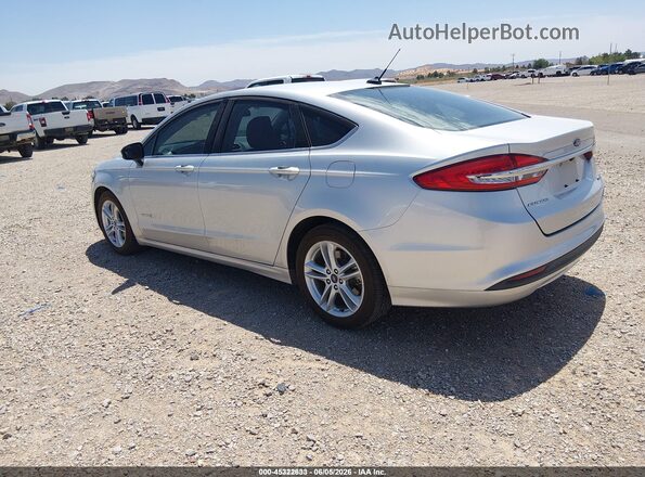 3FA6P0UU3JR100183 2018 FORD FUSION HYBRID Silver Հետևի ձախ