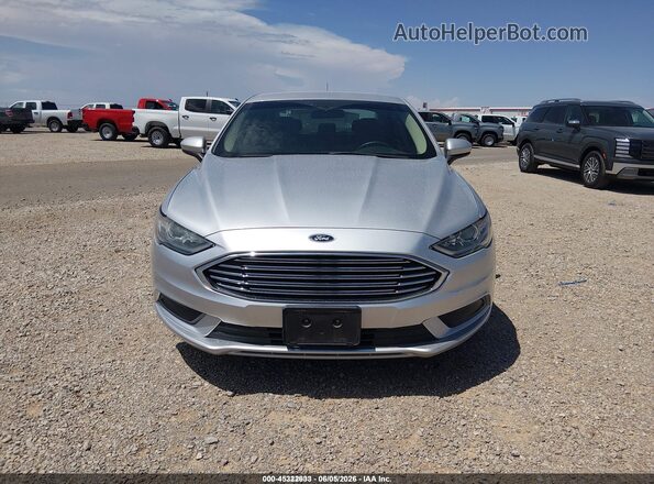3FA6P0UU3JR100183 2018 FORD FUSION HYBRID Silver Սարքավորումների վահանակի տեսք
