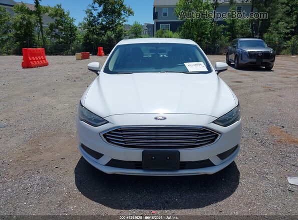 3FA6P0UU3JR101026 2018 FORD FUSION HYBRID White Սարքավորումների վահանակի տեսք