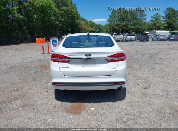 3FA6P0UU3JR101026 2018 FORD FUSION HYBRID White 