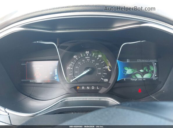 3FA6P0UU3JR122989 2018 FORD FUSION HYBRID Blue Вид задніх сидінь