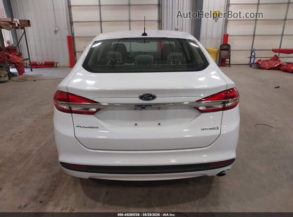 3FA6P0UU3JR123012 2018 FORD FUSION HYBRID White 