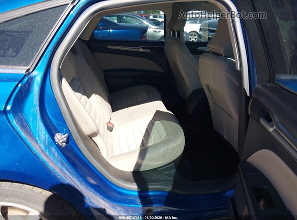 3FA6P0UU3JR176342 2018 FORD FUSION HYBRID Blue VIN კოდის სტიკერის ხედი