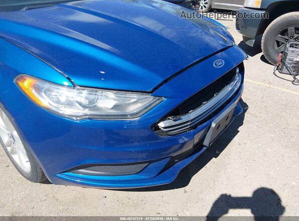 3FA6P0UU3JR176342 2018 FORD FUSION HYBRID Blue 