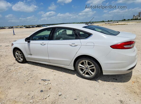 3FA6P0UU3JR204396 2018 FORD FUSION White Задня ліва чверть