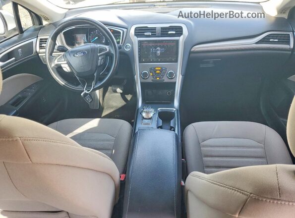 3FA6P0UU3JR224972 2018 FORD FUSION White Dashboard view