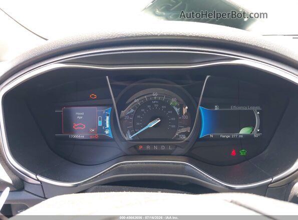3FA6P0UU3JR233879 2018 FORD FUSION HYBRID White Widok tylnych siedzeń