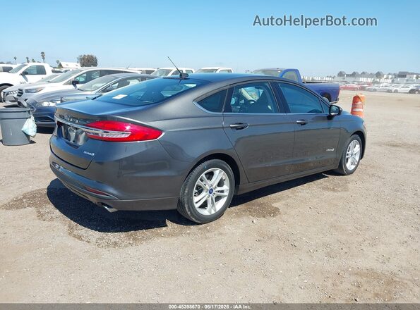 3FA6P0UU3JR254554 2018 FORD FUSION HYBRID Gray Հետևի աջ