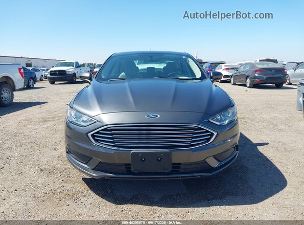 3FA6P0UU3JR254554 2018 FORD FUSION HYBRID Gray Սալոնի հետևի տեսք